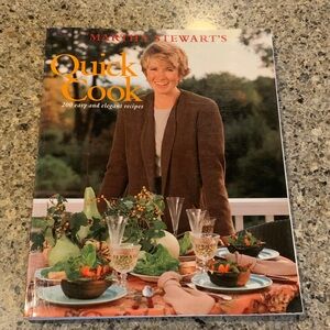 Martha Stewart's Quick Cook - Cookbooks- Brown and Green Cover